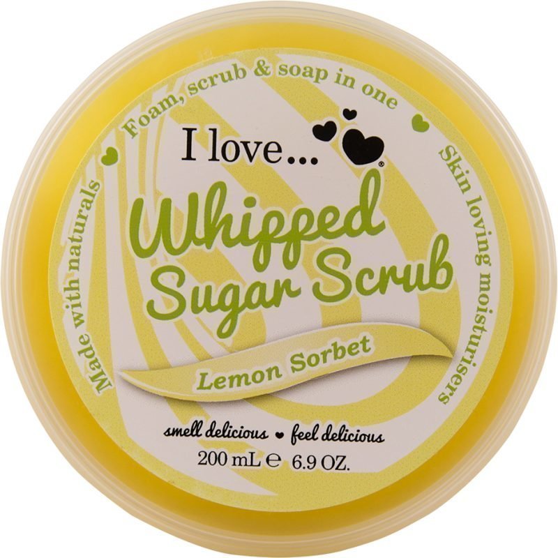 I love Lemon Sorbet Whipped Sugar Scrub 200ml